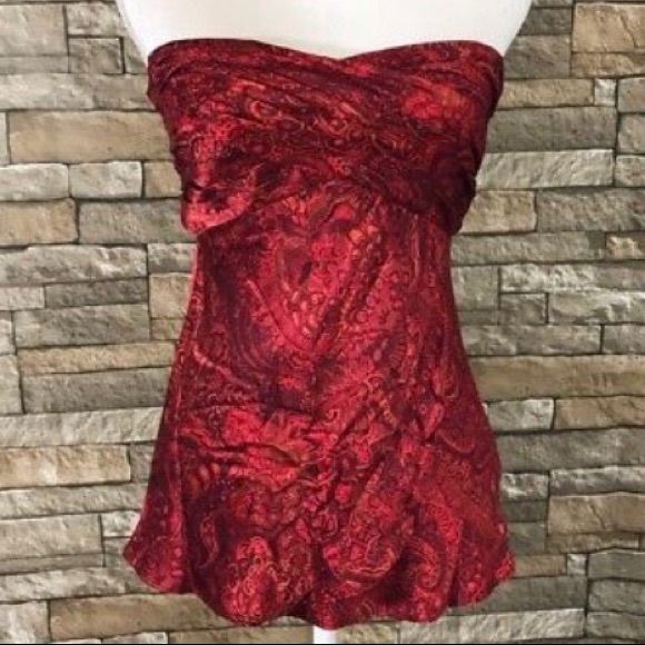 Nwot strapless red top from Banana Republic - Picture 4 of 5